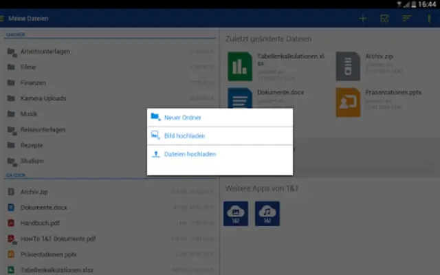 1&1 Dokumente android App screenshot 0