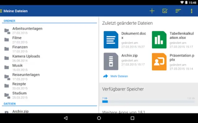 1&1 Dokumente android App screenshot 14